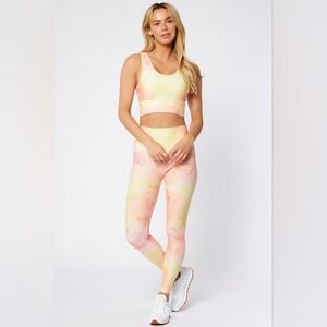 NWT! Scorpio Sol - Vinyasa High Waist Legging | Sunset Splash Tie Dye | Medium